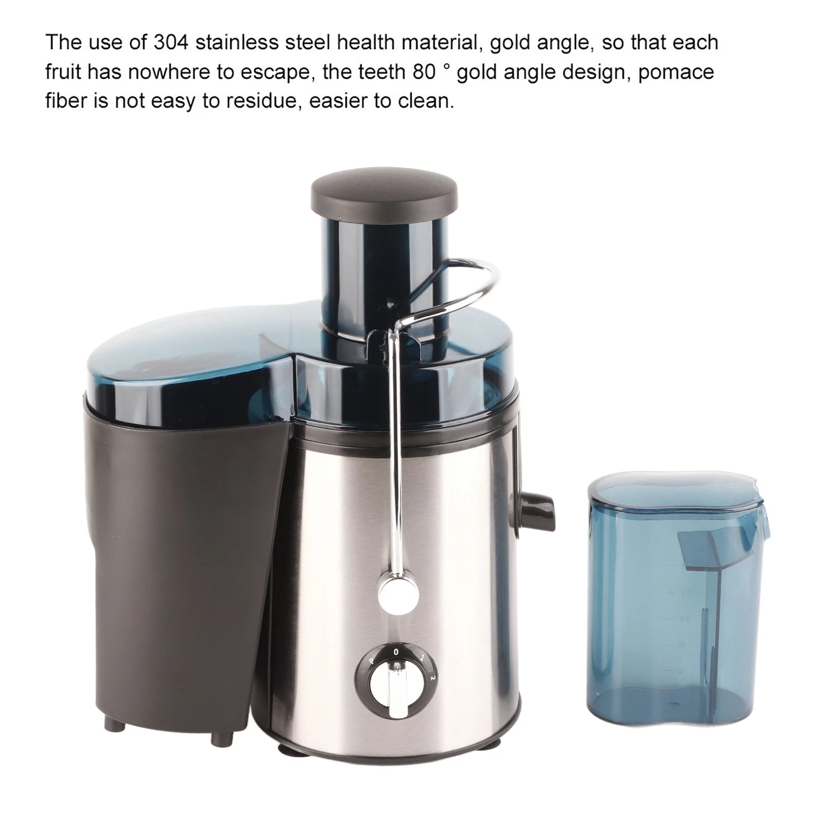 Stainless Steel Centrifugal Juicer Machine 1000W – Whole Fruit & Vegetable Juice Extractor