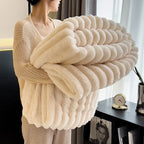 300GSM Bamboo Fibre Knitted Throw Blanket – Anti-Pilling, All-Season, 6 Colours