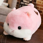 Cartoon Hamster Plush Pillow with Hand-Warmer Style Option