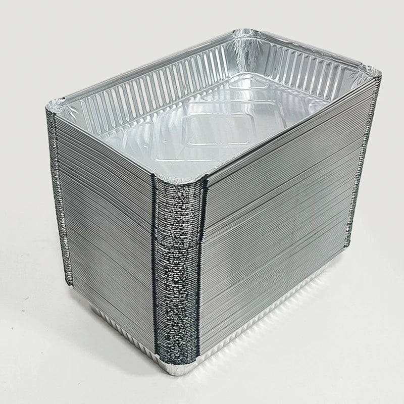 Aluminium Foil Containers 10-Pack – 2200ml, Heavy Duty, Baking & Roasting