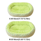 Sofa-Style Pet Bed | Breathable Cotton Blend | Dogs & Cats | 2 Sizes | 3 Colours