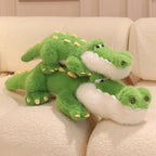 Green Crocodile Plush Toy – Fluffy Stuffed Animal