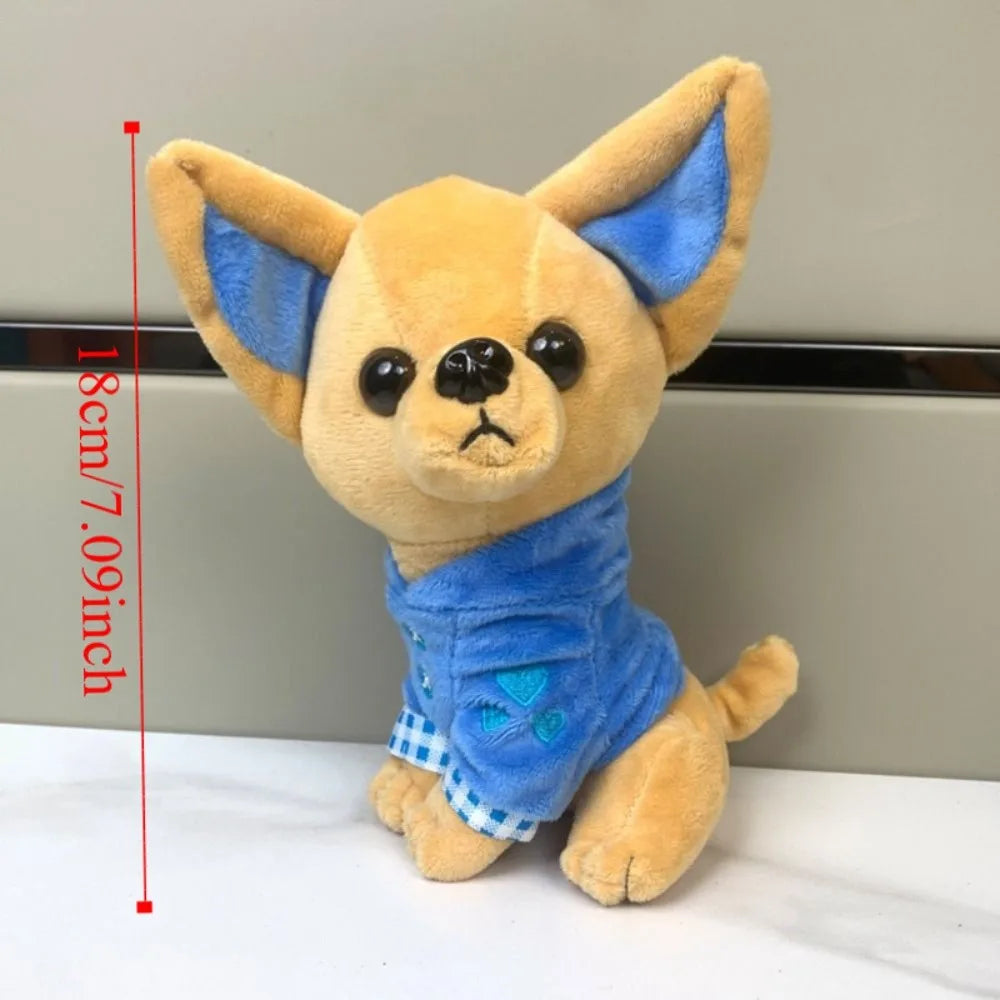 Chihuahua Puppy Plush Toy, 18cm, Four Color Options
