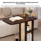 Rolling Coffee Table with Wheels | MDF | With Storage | 2 Sizes