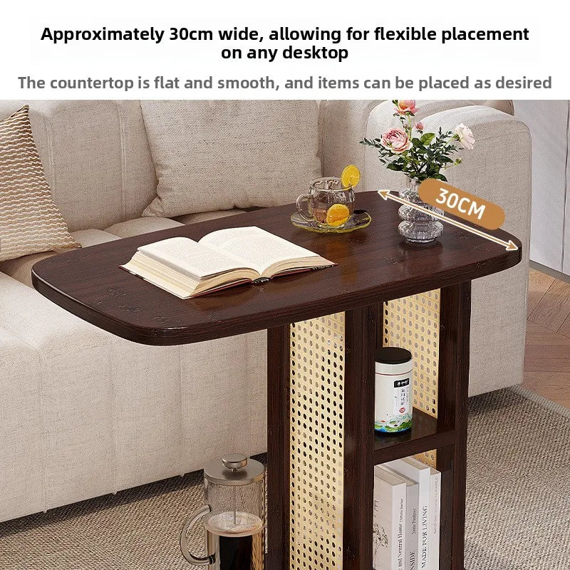 Rolling Coffee Table with Wheels | MDF | With Storage | 2 Sizes