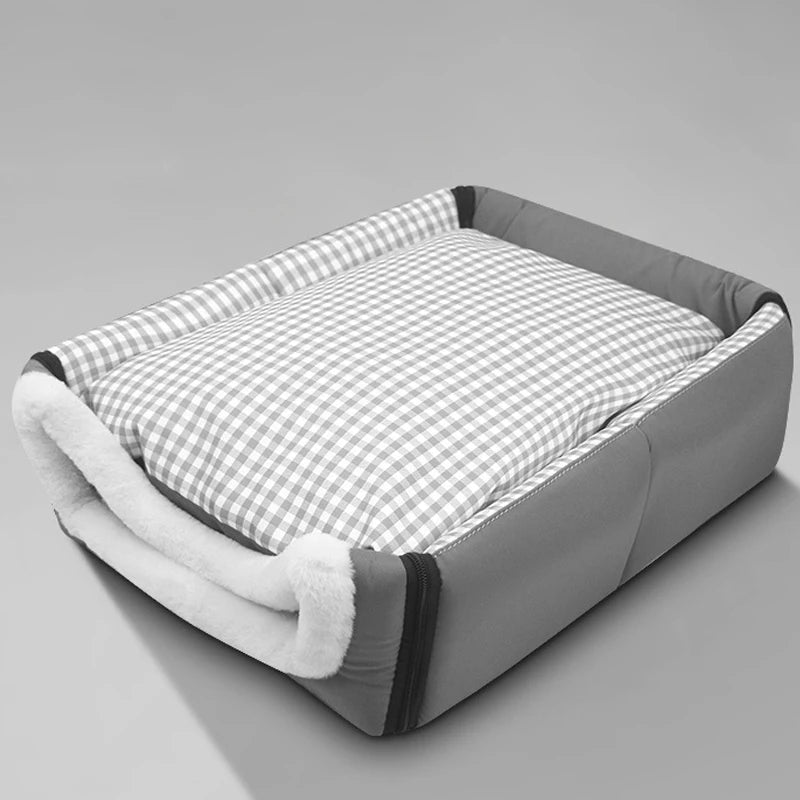 Soft Foldable Dog Cave Bed – Cosy Sleeping House for Small & Medium Dogs and Cats