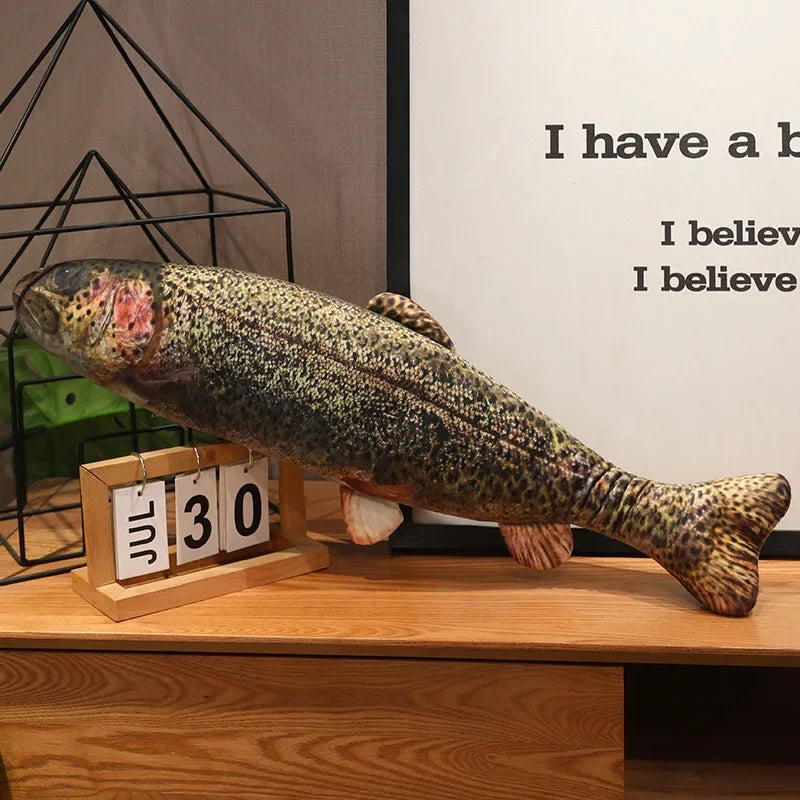 Fish Plush Pillow, Styles A–H, 40–100cm | BHH Living