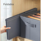 Foldable Clothes Storage Box with Grid Dividers – 6, 7, or 9 Compartments