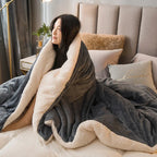 Double-Sided Fleece Throw Blanket & Duvet Cover – Anti-Pilling, Machine Washable, 12 Colours