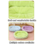 Sofa-Style Pet Bed | Breathable Cotton Blend | Dogs & Cats | 2 Sizes | 3 Colours