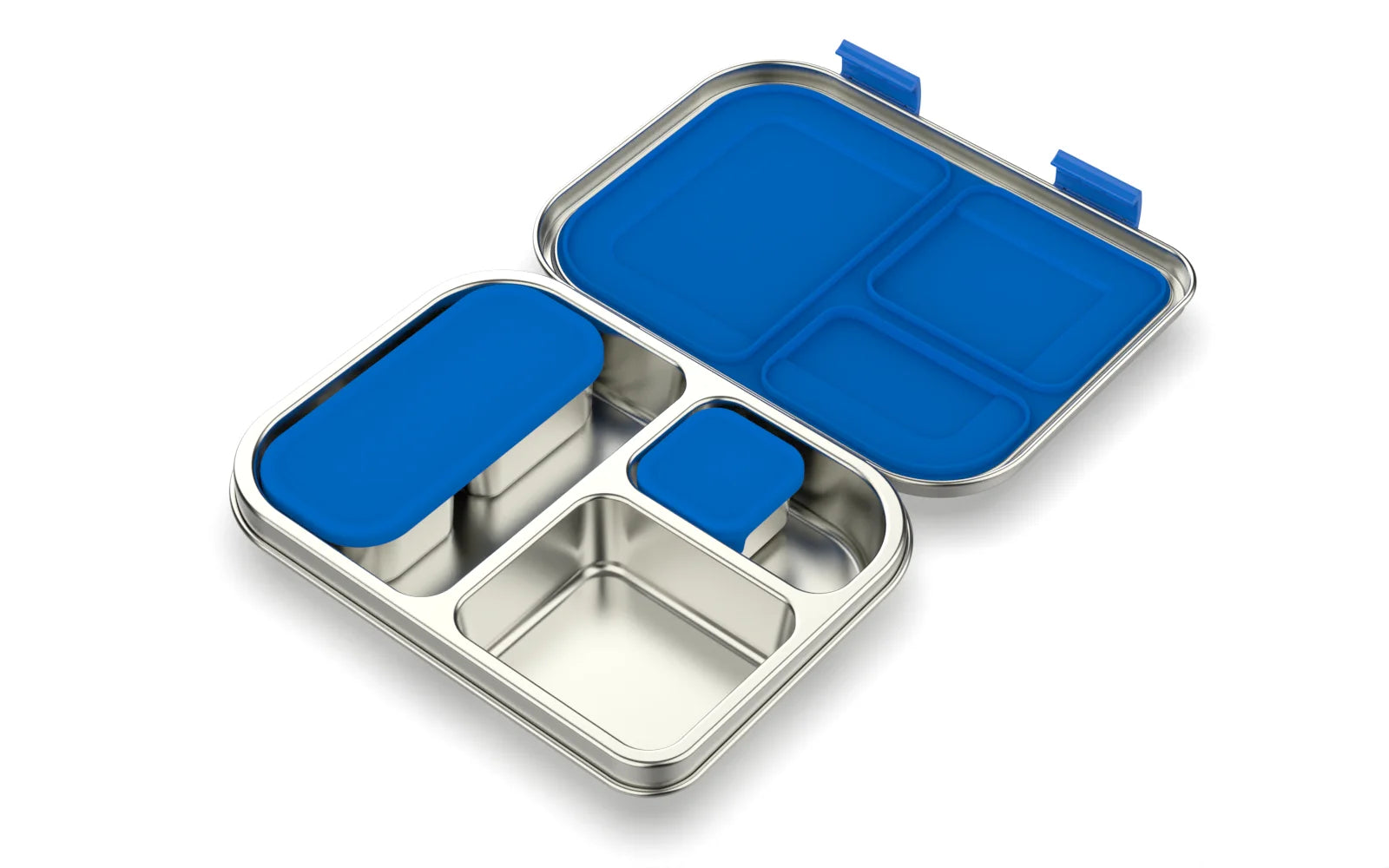 Stainless Steel Bento Lunch Box – 3-Compartment, 1000ml
