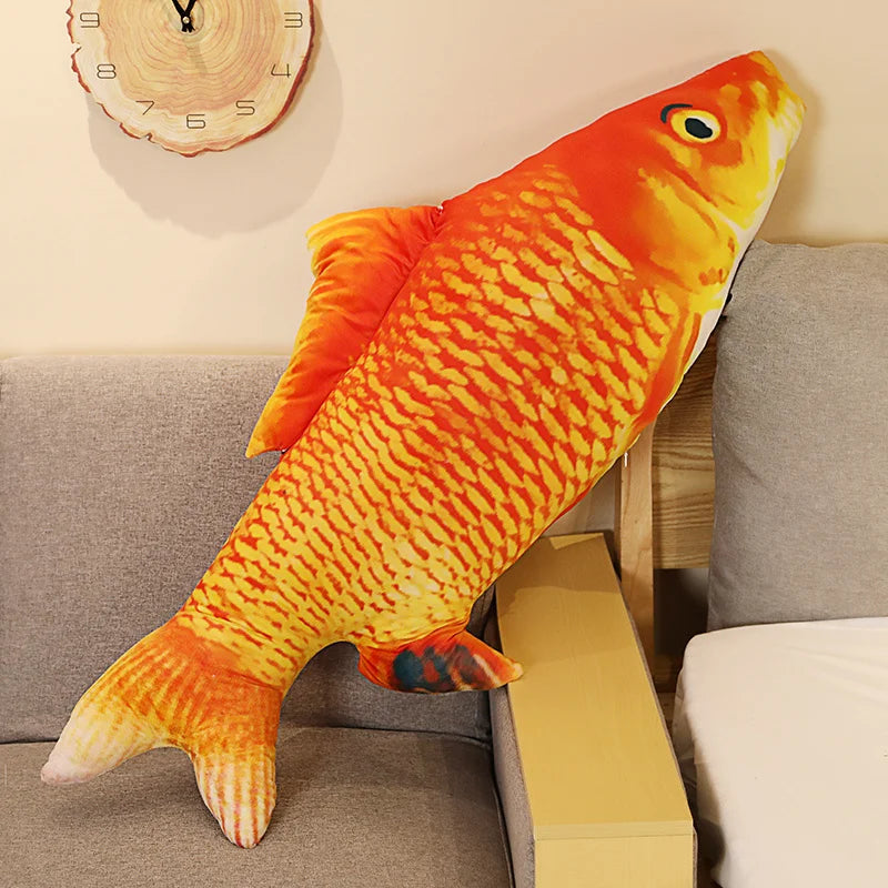 Plush Fish Cat Toy, Styles 1–14, 30–40cm | BHH Living