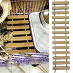 Sisal Wooden Cat Climbing Ladder & Bridge – 50cm or 100cm, Wall & Cage Mountable