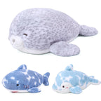 Sea Life Plush Pillow, Seal, Shark or Dolphin, 28cm | BHH Living
