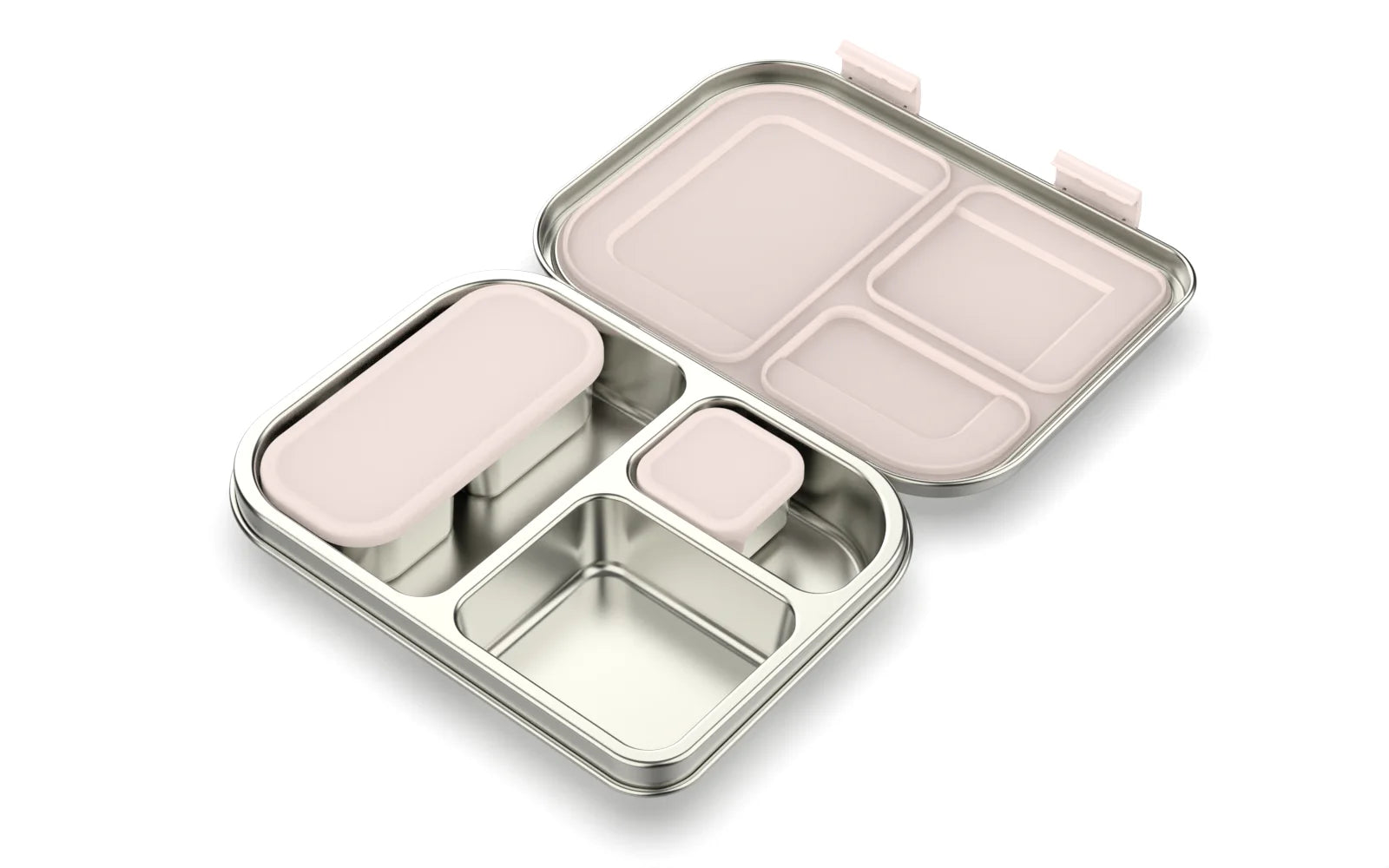 Stainless Steel Bento Lunch Box – 3-Compartment, 1000ml