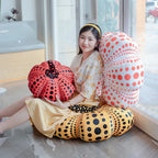 Polka Dot Pumpkin Plush Cushion Pillow | PP Cotton | 3 Colours | 3 Sizes 20–40cm