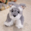 Kawaii Schnauzer & Westie Plush Stuffed Toy | Fluffy Long-Pile Coat | 2 Breeds, 2 Sizes