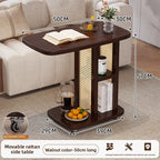 Rolling Coffee Table with Wheels | MDF | With Storage | 2 Sizes