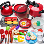 Kids Pretend Play Kitchen Cooking Toy Set – 23 or 51 Pieces, Ages 3–6