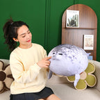 Round Seal Plush Toy – Soft Pink or Gray Stuffed Animal