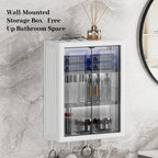 Wall-Mounted Bathroom Cabinet – Modern PVC Storage Cupboard, 4 Styles