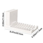 Foldable PP Dish Drying Rack 2-in-1 – Space-Saving Drainer for Dishes, Bowls & Utensils