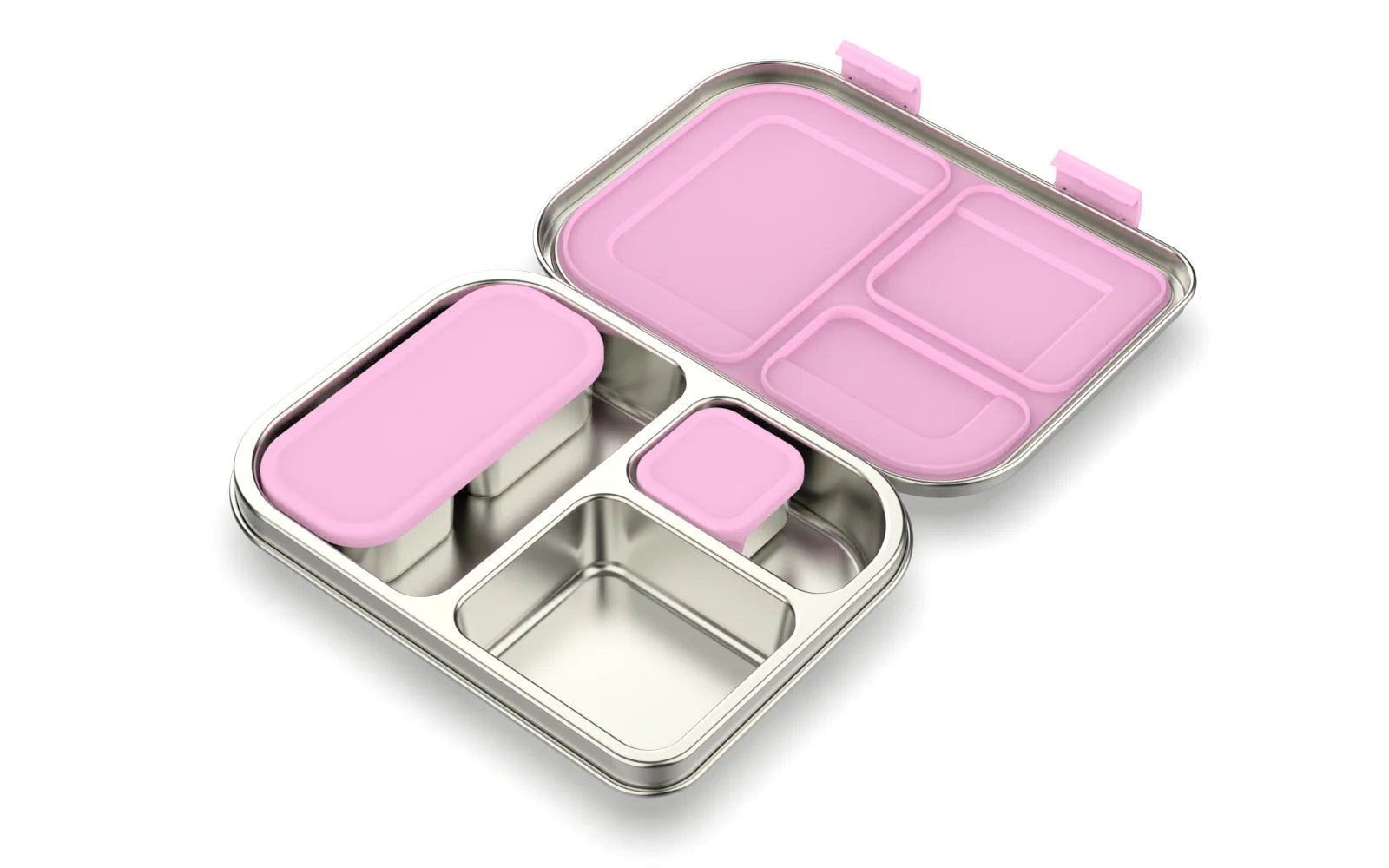 Stainless Steel Bento Lunch Box – 3-Compartment, 1000ml