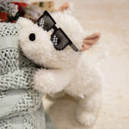 Lifelike Westie Plush Stuffed Toy | West Highland White Terrier | 42cm | Fluffy Long-Pile Coat