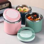 Insulated Stainless Steel Food Jar – Wide Mouth Thermos Soup Container, 630ml or 1000ml, Pink, Blue or Green
