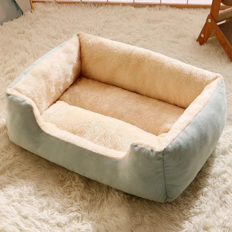 Plush Pet Cushion Bed | Cats & Dogs | Breathable | 3 Colours | 5 Sizes