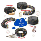 Outdoor Cat Enclosure Tent & Tunnel Set – Portable, Breathable, Indoor & Outdoor
