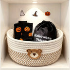 Bear Fabric Storage Basket for Toys, Clothes & Home Decor