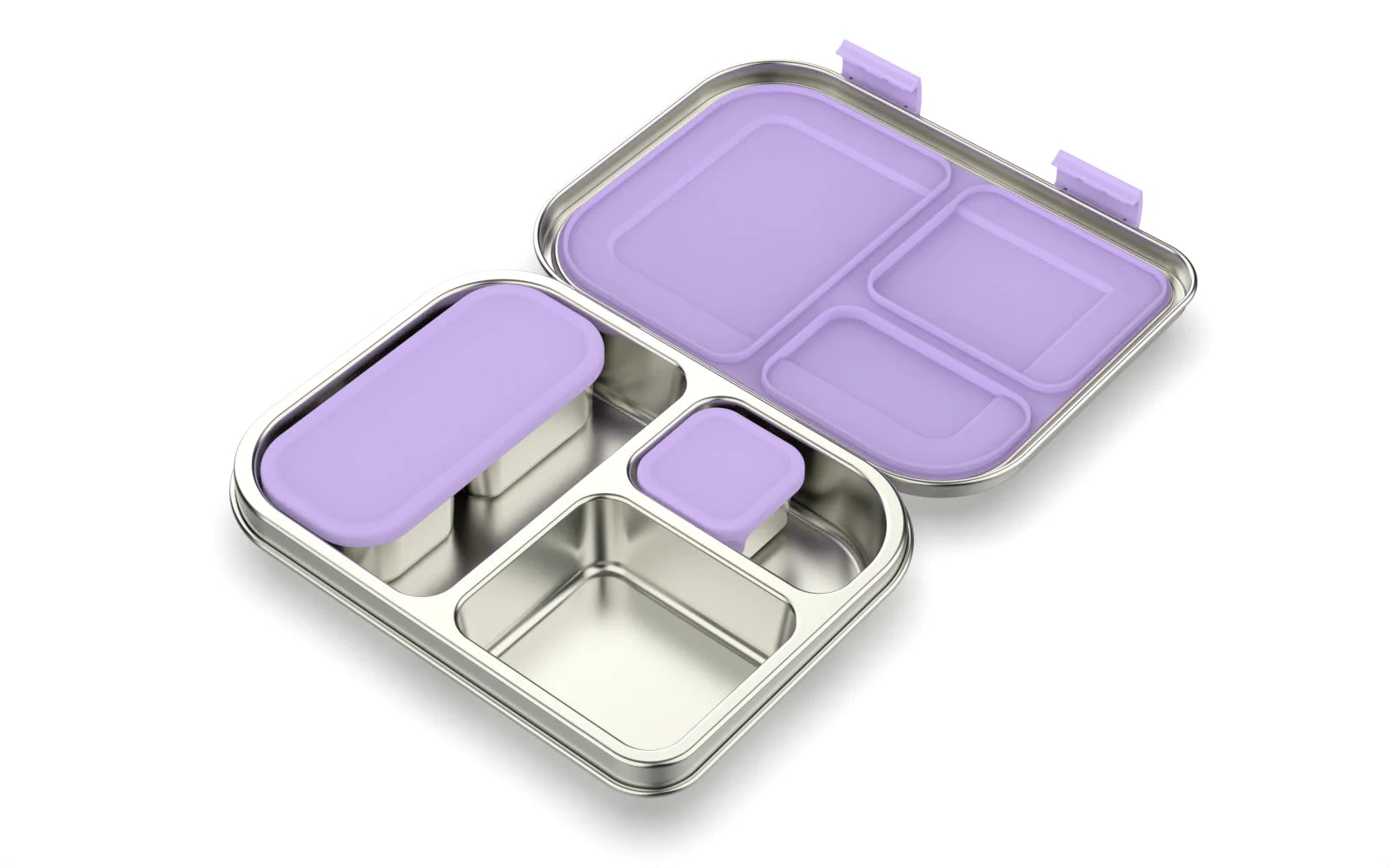 Stainless Steel Bento Lunch Box – 3-Compartment, 1000ml