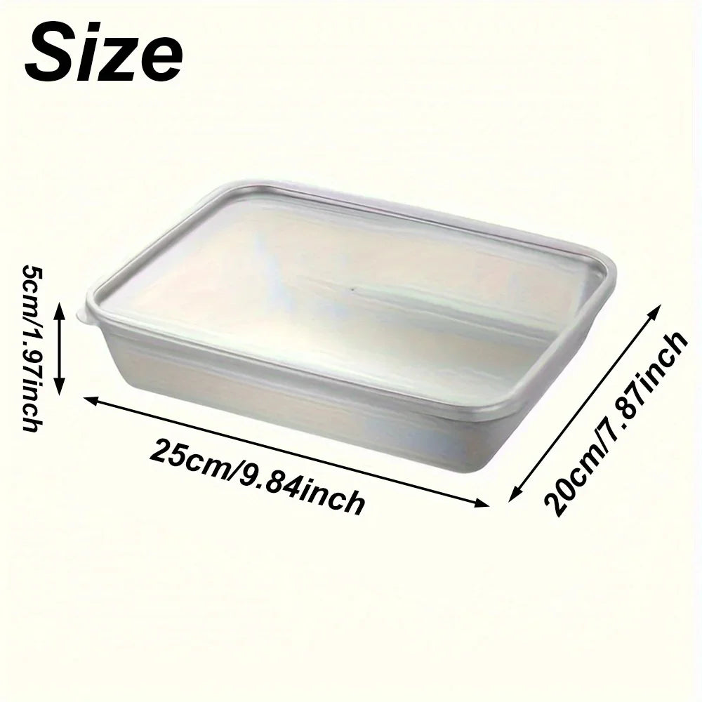 Stainless Steel Food Containers Set – 3-Piece, Leakproof, Stackable
