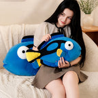Blue Tropical Fish Plush Pillow, 21–83cm | BHH Living