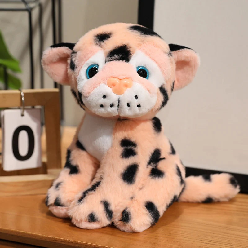 Leopard Plush Toy – Spotted Stuffed Animal in Four Colors