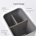 Kitchen Dish Drying Rack with Drainer – Multi-Use Organiser for Dishes, Chopsticks & Utensils