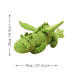 Winged Dragon Plush Toy – Fluffy Green or Pink Dragon