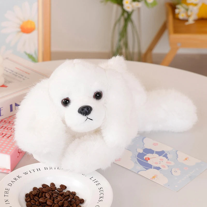Kawaii Toy Poodle Plush Stuffed Toy | Floppy Ears | Long-Pile Coat | 30cm | 4 Colours