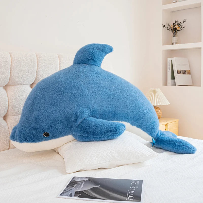Sea Animal Plush Pillow – Whale, Dolphin, Shark & Sea Lion