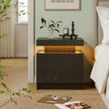 LED Bedside Table with 2 Drawers – Modern Nightstand for Bedroom, 6 Colours