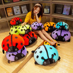 Ladybug Plush Pillow – Soft Spotted Insect in Five Colors