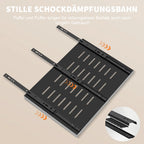 2-Pack Scalable Pull-Out Kitchen Storage Rack – Extendable Carbon Steel Drawer Organiser, Black or White