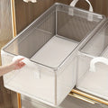 Transparent PVC Storage Box with Steel Frame – Waterproof Home Organiser
