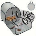 Portable Breathable Pet Pen with Tunnel – Indoor & Outdoor Enclosure
