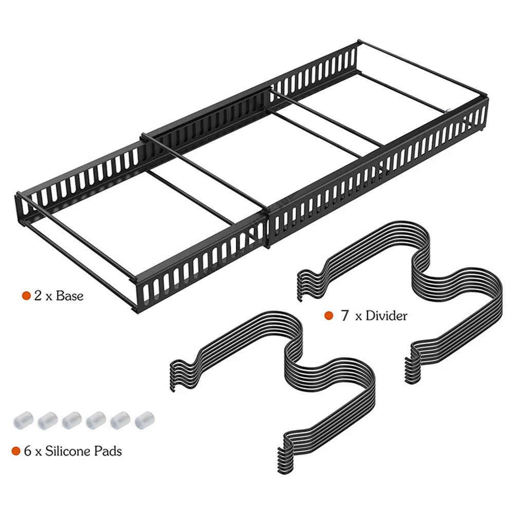 Adjustable Pot and Pan Organiser Rack – 7 or 12-Layer Kitchen Storage