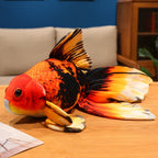 Goldfish Plush Pillow – Fish-Shaped Decorative Accent