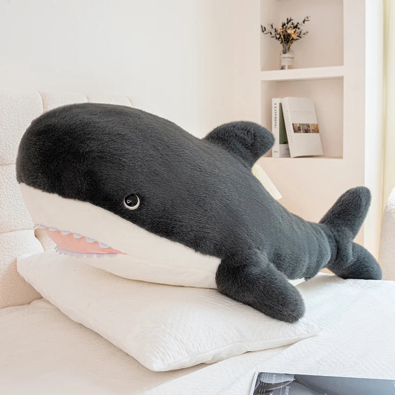 Sea Animal Plush Pillow – Whale, Dolphin, Shark & Sea Lion
