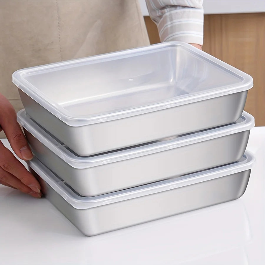 Stainless Steel Food Storage Containers – Airtight, BPA-Free, Reusable Set