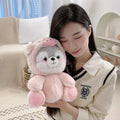 Kawaii Husky in Pig Costume Plush Stuffed Toy | Pink | PP Cotton | 20cm